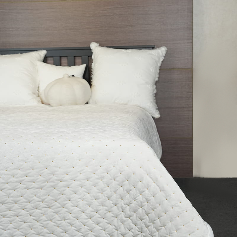 Guld tråd broderi Quilt sæt